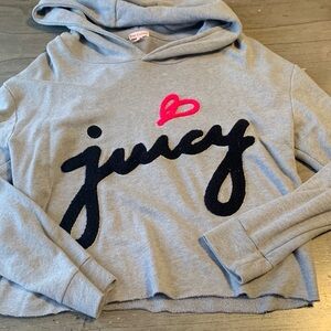 EUC Juicy Couture cut off hoodie